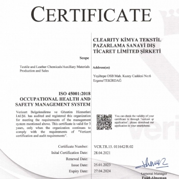 ISO Certifications