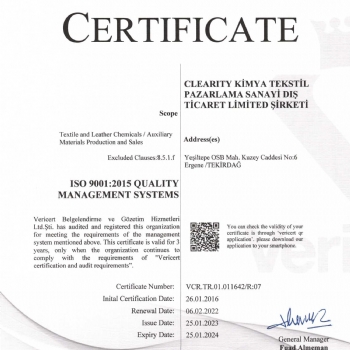 ISO Certifications